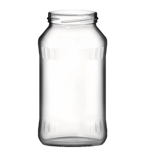 Glass jar 720 ml Facette